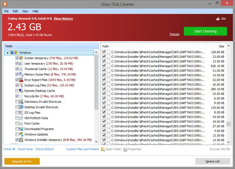 glary disk cleaner türkçe indir