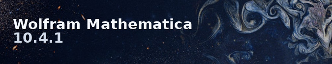 Wolfram Mathematica 10.4.1